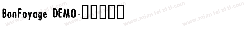 BonFoyage DEMO字体转换